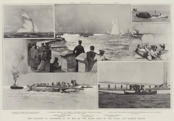 The Accident to Shamrock II on 22 May, the King